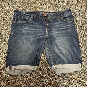 Denim Bermuda shorts